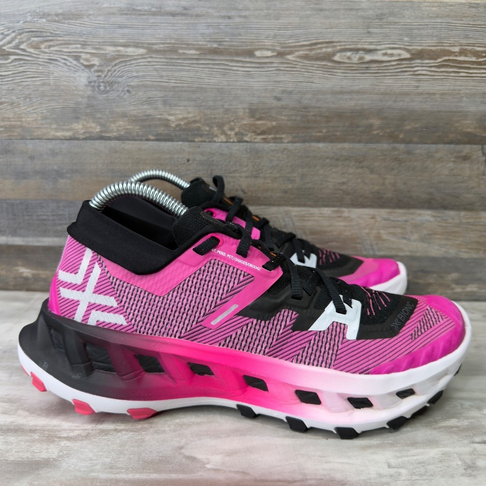 X-Bionic TerraSkin X02 Women Size 8 Trail Running Shoes Pink Black TS02S25U-B160